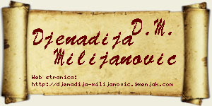 Đenadija Milijanović vizit kartica